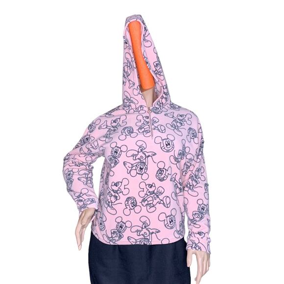 Disney Sweaters - Disney Mickey Mouse Hoodie Blush Pink Size XXL